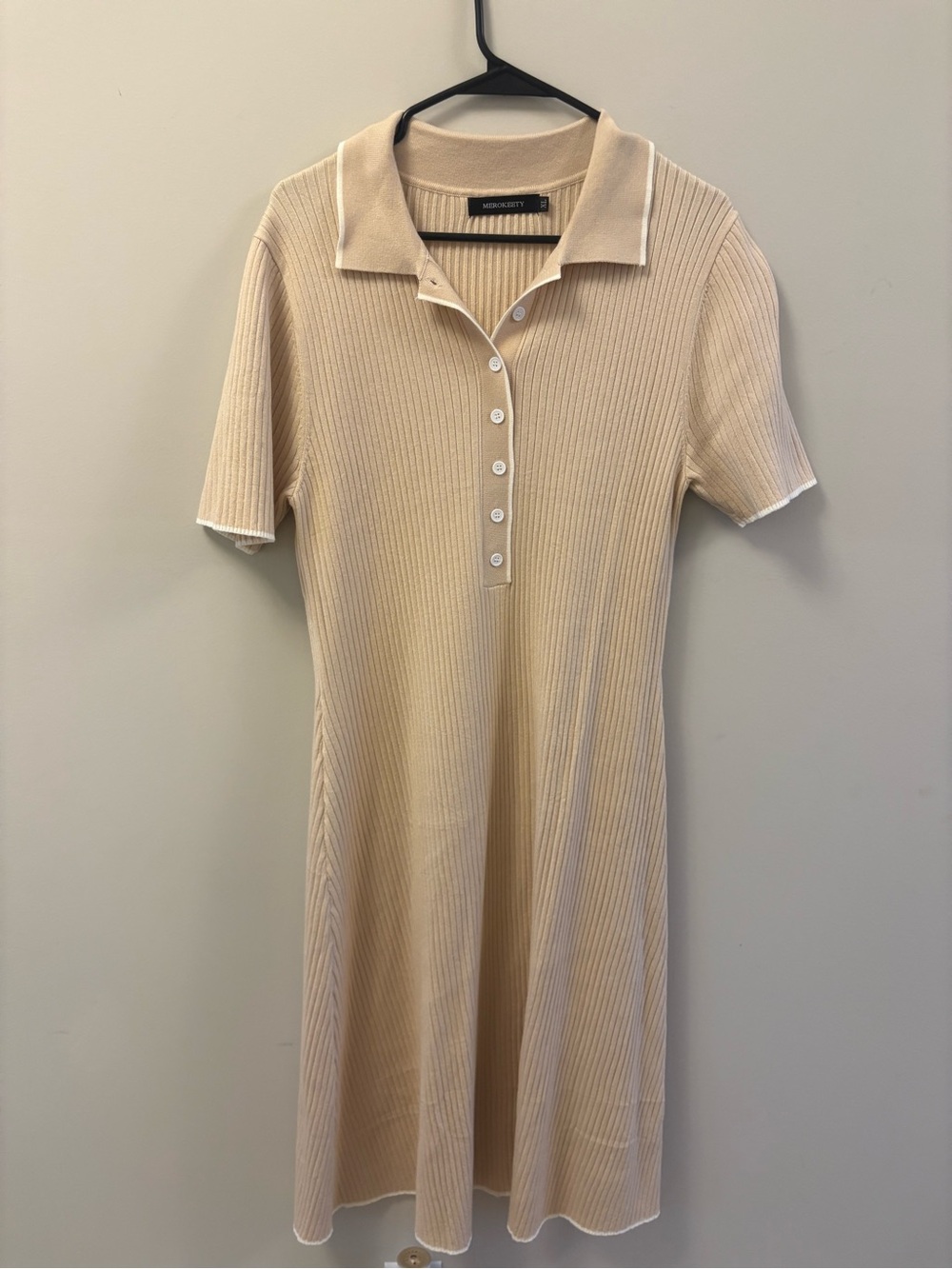 Ribbed Polo Dress - Never worn